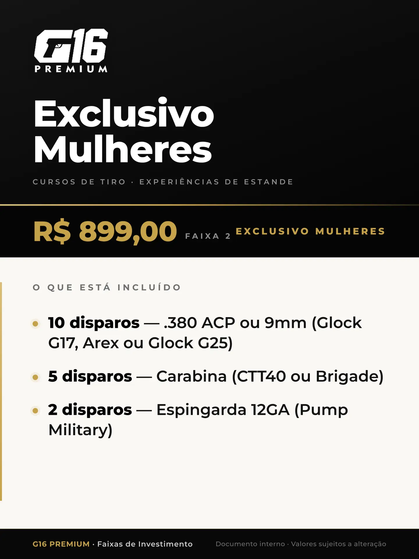 Grupo de amigas em aula de tiro esportivo para iniciantes no clube G16 em Moema, São Paulo