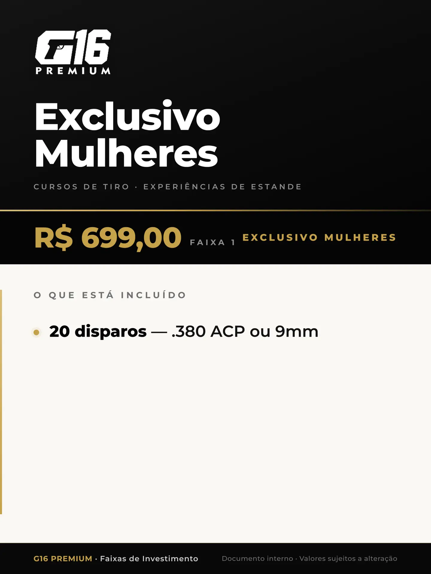 Grupo de amigas em aula de tiro esportivo para iniciantes no clube G16 em Moema, São Paulo